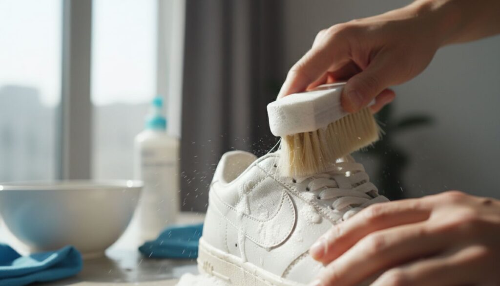 Como limpar tênis de couro branco preservando o material