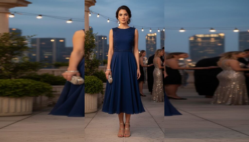 Que sapato usar com vestido midi de festa: guia de combinações